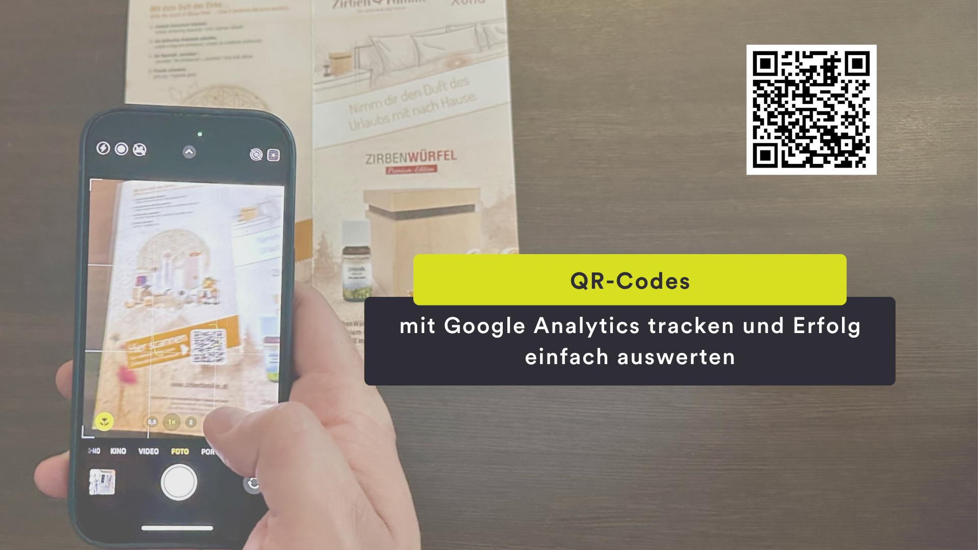 QR-Code Tracking mit Google Analytics