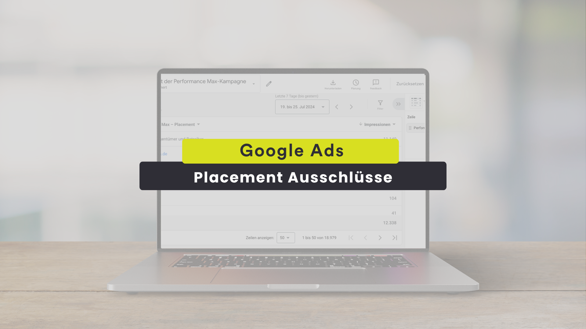 Google Ads Placement Ausschlüsse